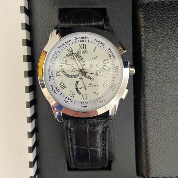 COTE D'AZUR 3 piece set with Watch, Pen & Wallet - Picture 2 of 5